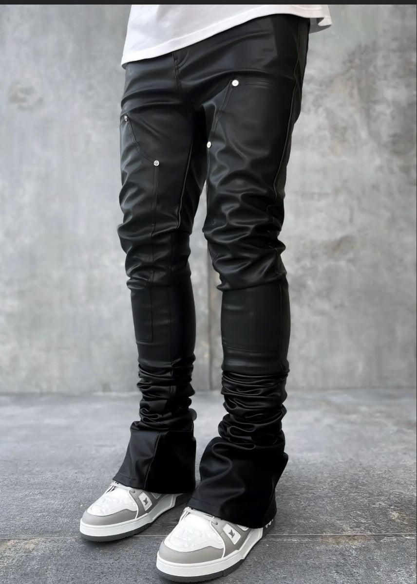 Jordan Craig Ross Stacked Monte Carlo Leather Pants – WNS Apparel