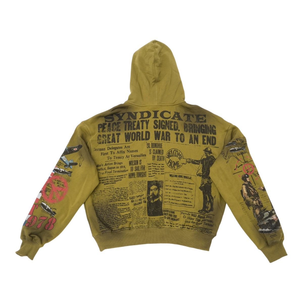 トップス Peace Syndicate Peace Zip Up Hoodie – WNS Apparel