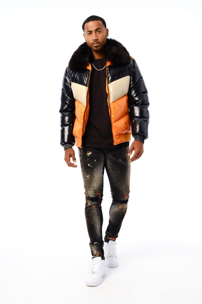 Jordan Craig Sugar Hill Nylon Puffer Jacket (STARFISH)