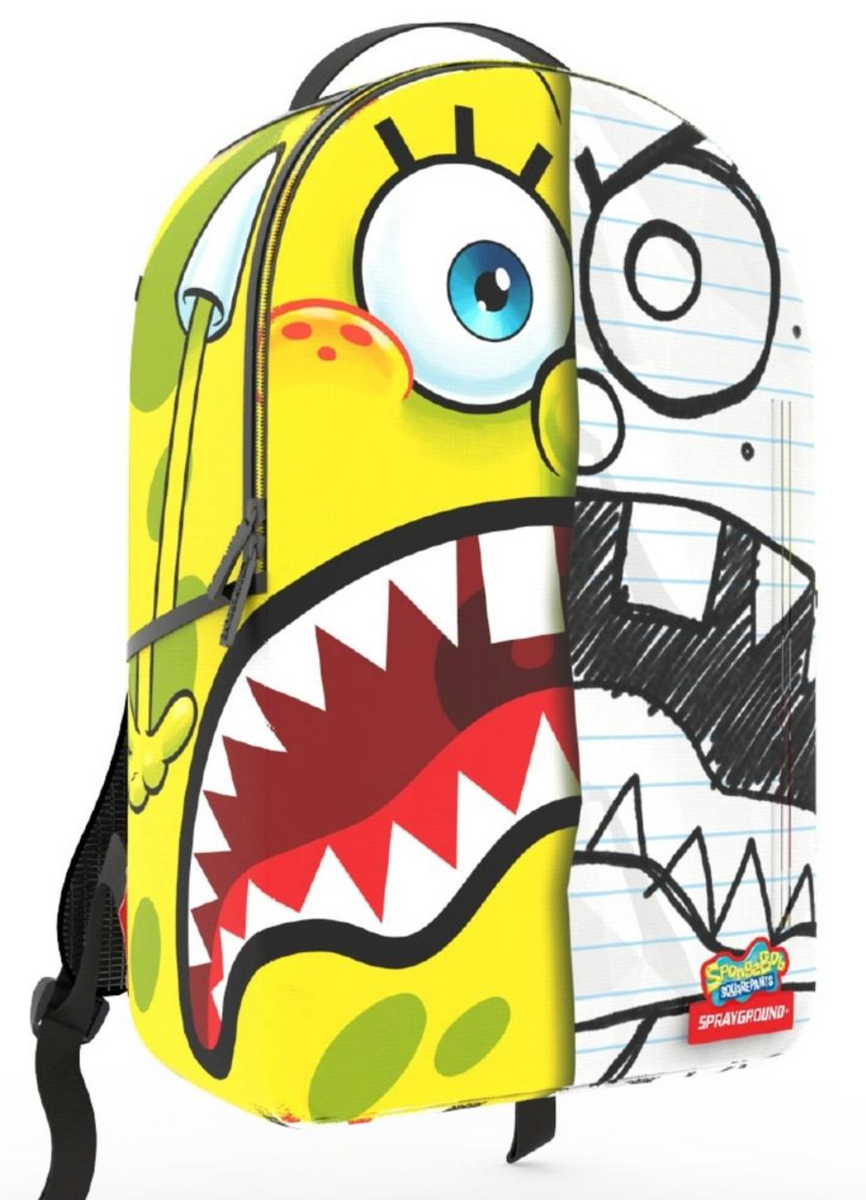 Sprayground spongebob doodle backpack Clearance