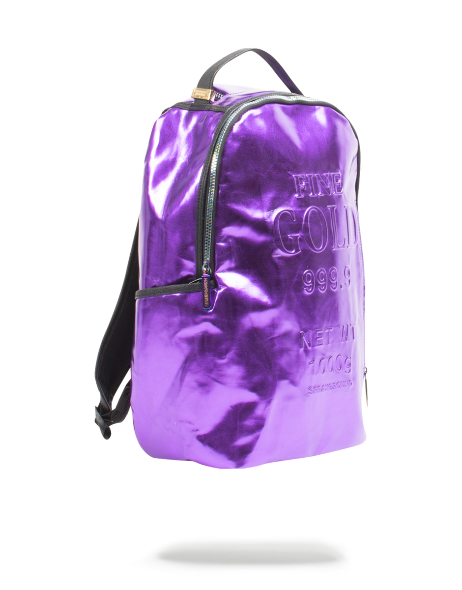Sprayground Purple Fine Gold Backpack – WNS Apparel