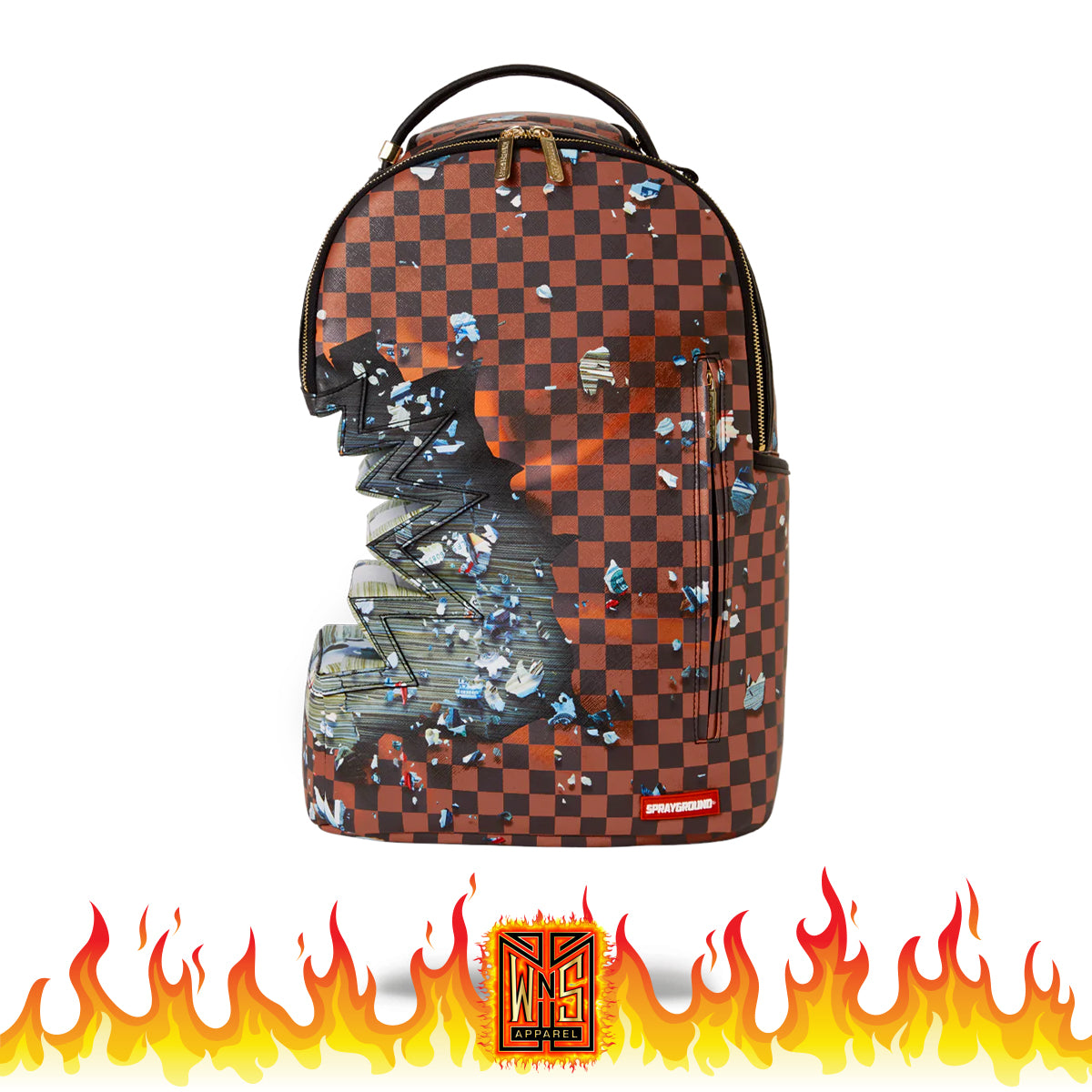 Sprayground Shark Bite Explosion Backpack WNS Apparel