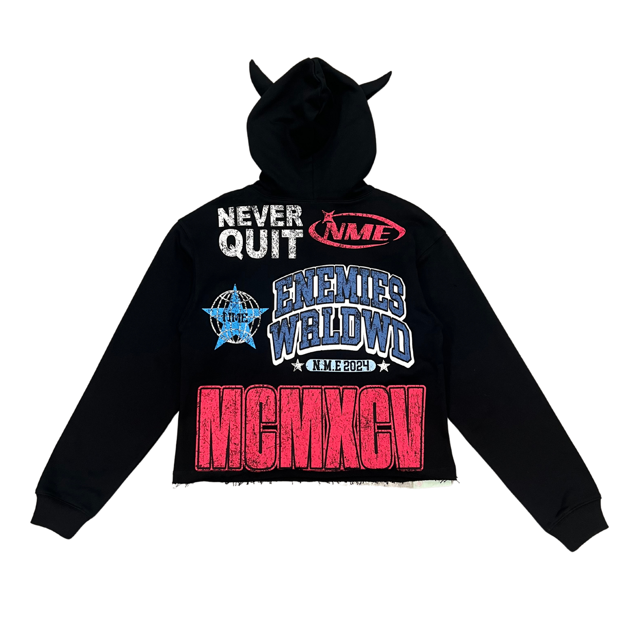 NO MASS PROD GLMNIST2 CROPPED HOODIE S 【公式通販】 NO MASS PROD GLMNIST2 CROPPED HOODIE S 【公式通販】