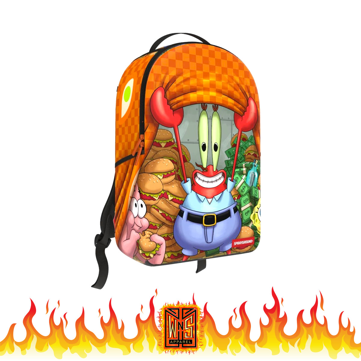 Sprayground Mr. Krabs Accounts Payable Backpack - Thumbnail 4