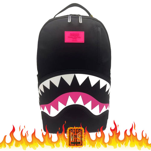 Sprayground Shark Central Black/Pink Backpack