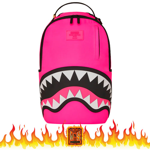 Sprayground Shark Central Hot Pink Backpack