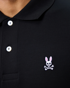 Psycho Bunny Mens Classic Pique Polo Shirt