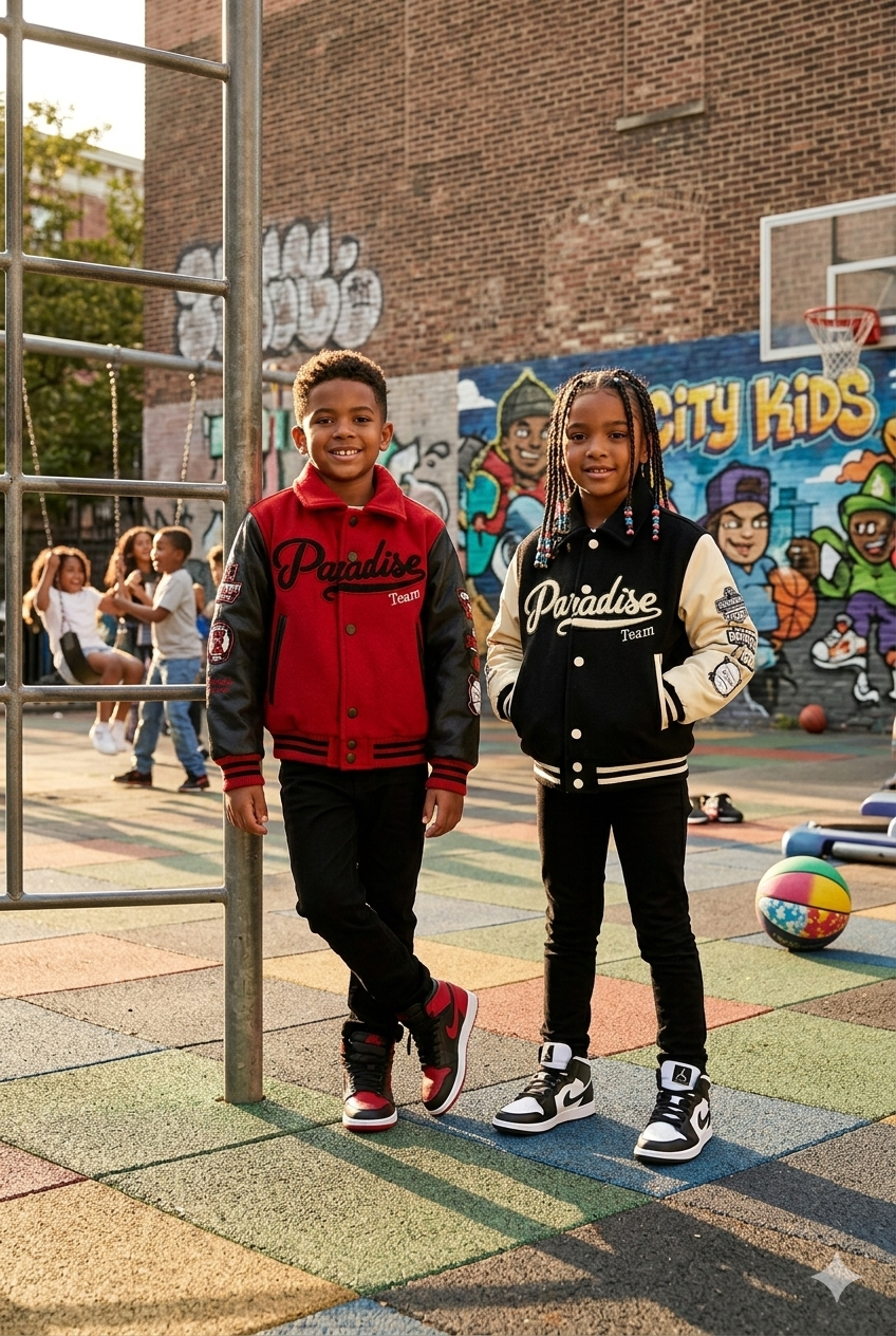 SYIP Kids Paradise Varsity Jacket – WNS Apparel