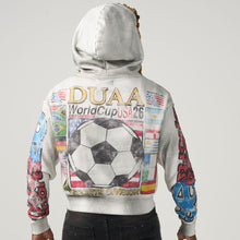 DUAA Global World Cup Crop Hoodie