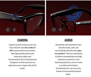 Ray-Ban Meta Wayfarer Transitions Smart Glasses