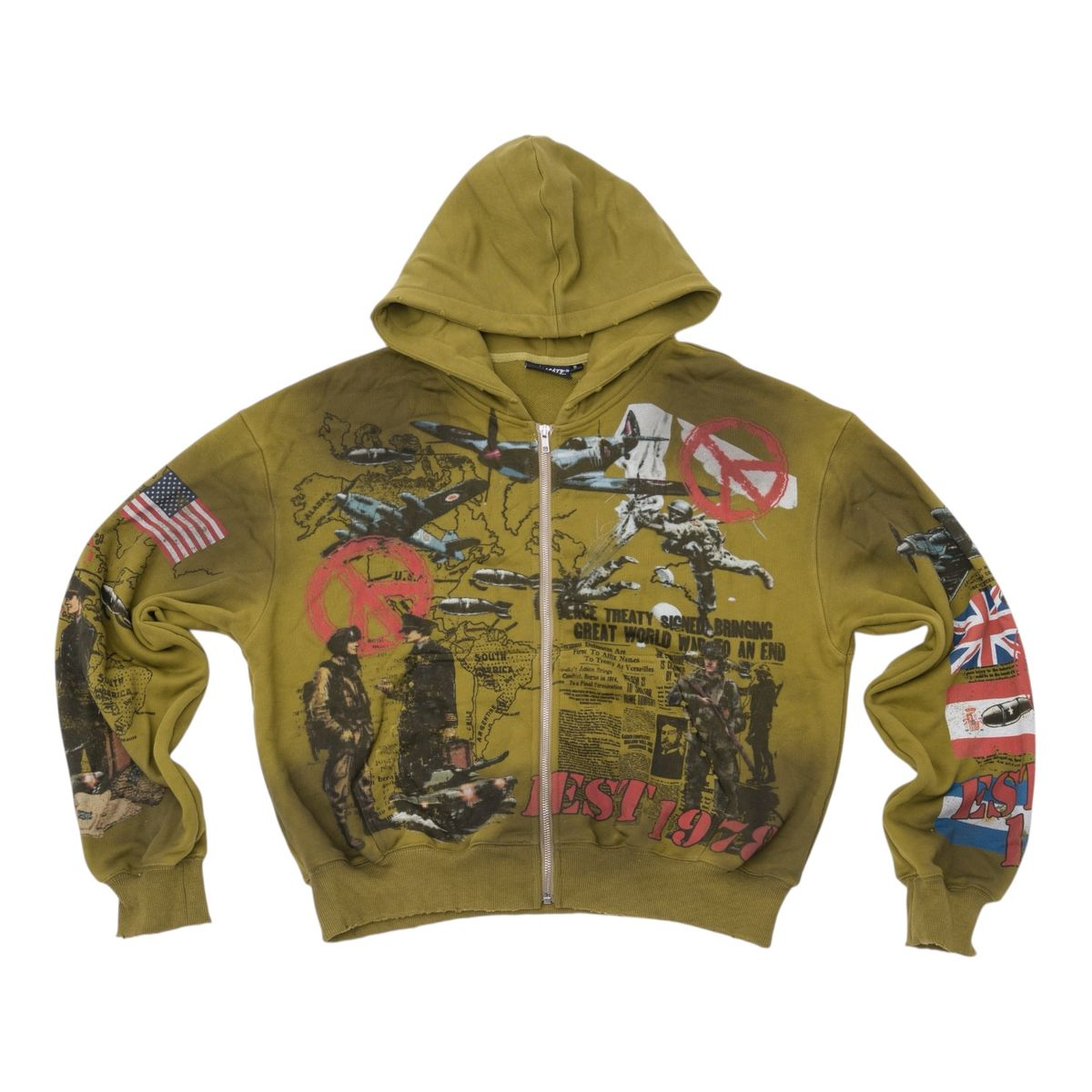 ボーイスカウト ワッペン No.307 Syndicate Peace Zip Up Hoodie – WNS Apparel