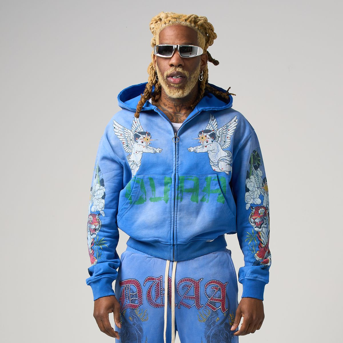 DUA Sweatsuit Set (Blue) – WNS Apparel