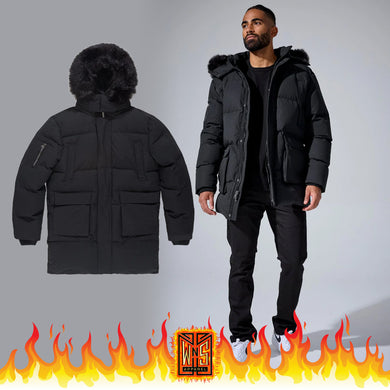 Jordan Craig Fairbanks Insulated Parka (Noir)