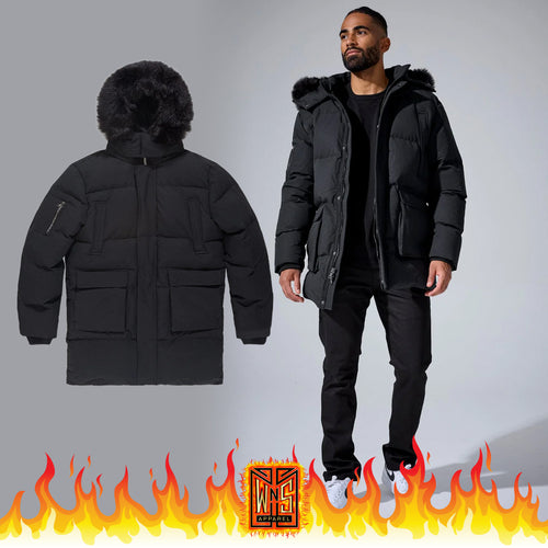 Jordan Craig Fairbanks Insulated Parka (Noir)