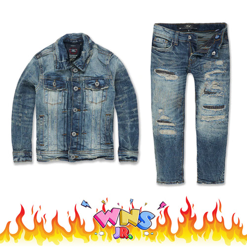 Jordan Craig Kids Bayside Denim Set (Death Valley)