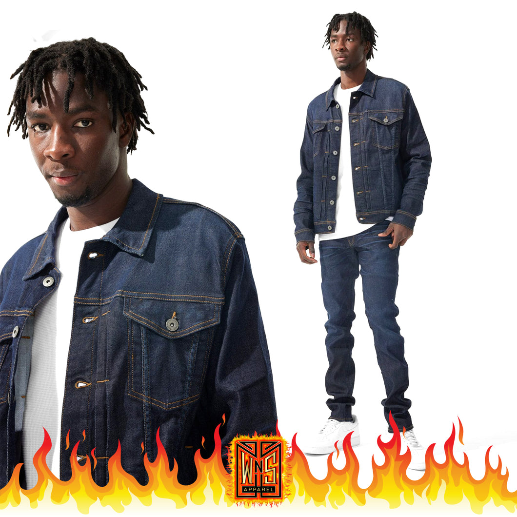 Jordan Craig Gaucho Denim Trucker Jacket Jeans