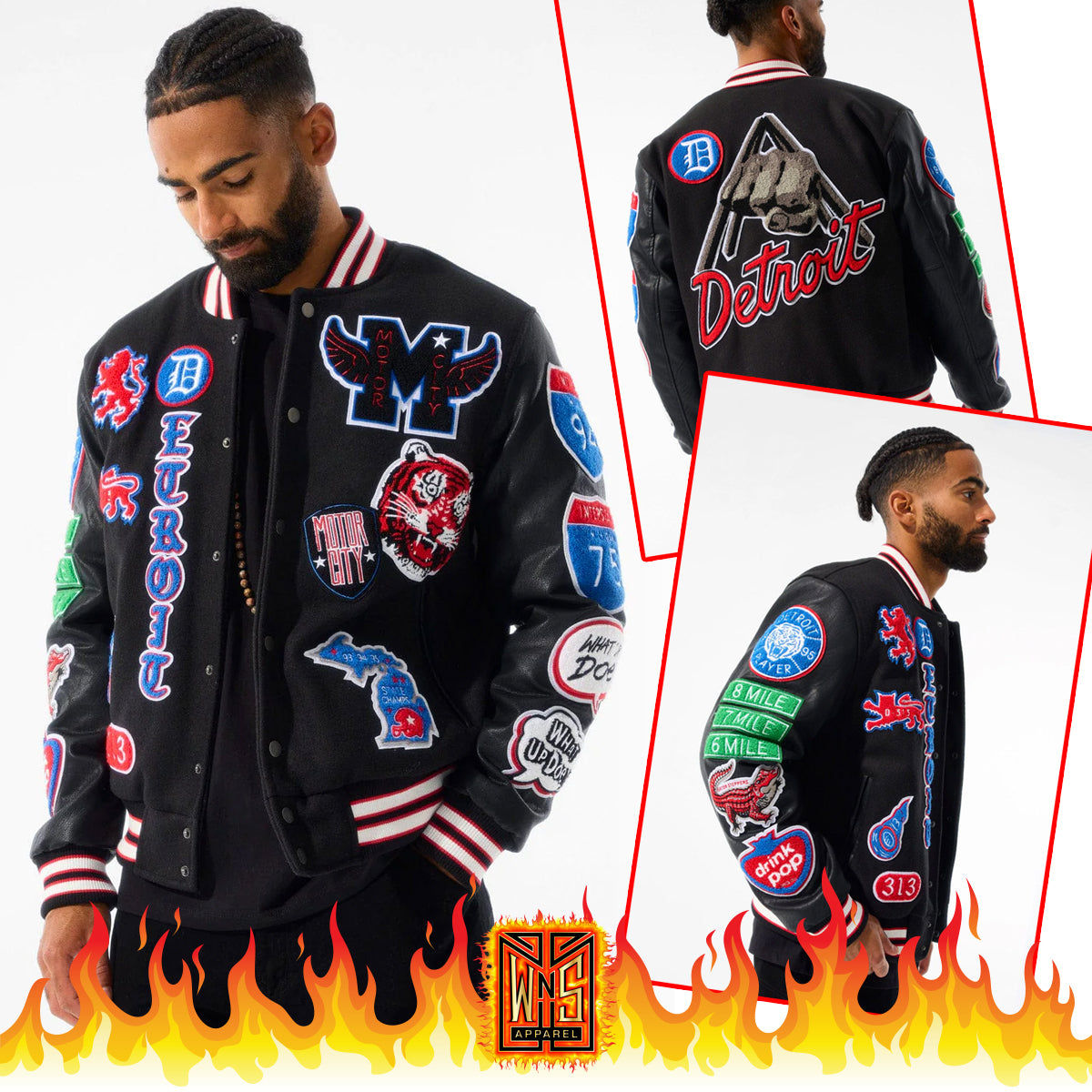 MAJESTIC MAKERS Chaqueta icónica de Detroit MAJESTIC MAKERS Chaqueta icónica de Detroit