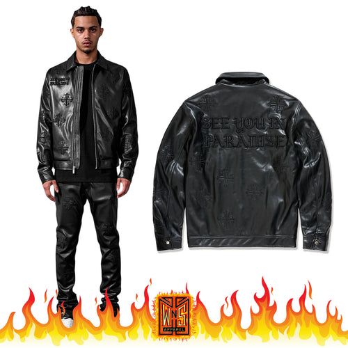 SYIP Inferno Trucker Jacket + Stacked Pants