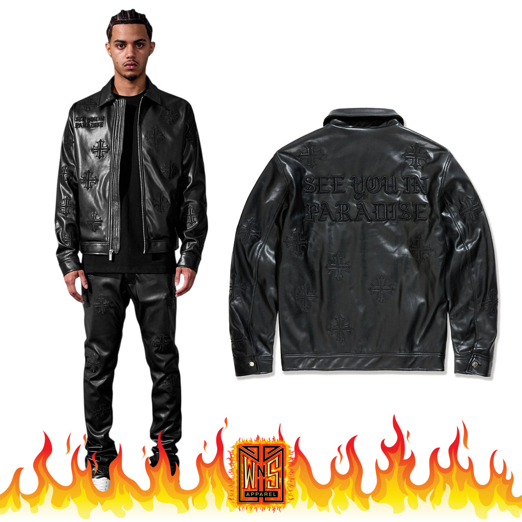 SYIP Inferno Trucker Jacket + Stacked Pants