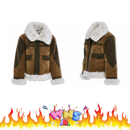 Jordan Craig Kids Vienna Fur Bomber Jacket