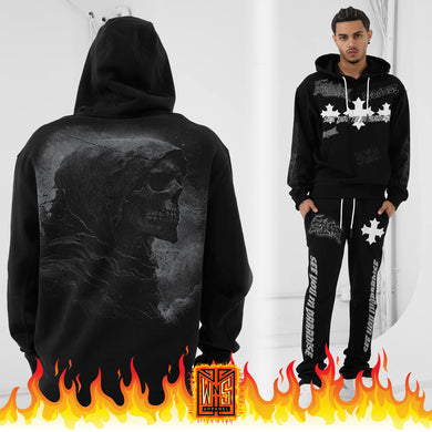 See You In Paradise Reaper Stacked Sweatsuit