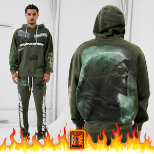 See You In Paradise Reaper Stacked Sweatsuit