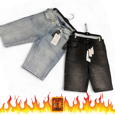 See You In Paradise Lunar Rhinestone Shorts
