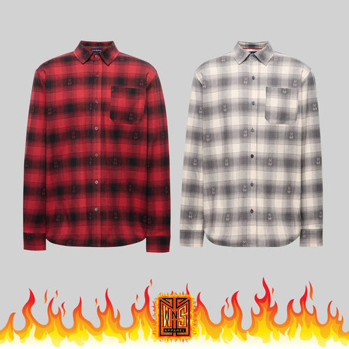 Psycho Bunny Kurt Plaid Flannel Shirt
