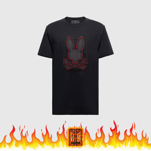 Psycho Bunny Pierce Embroidered Graphic Tee