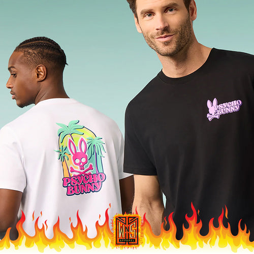 Psycho Bunny Mens Redland Graphic Tee
