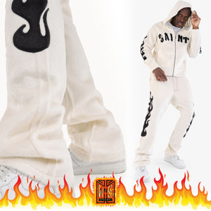 Saints Mohair Stacked Sweatsuit