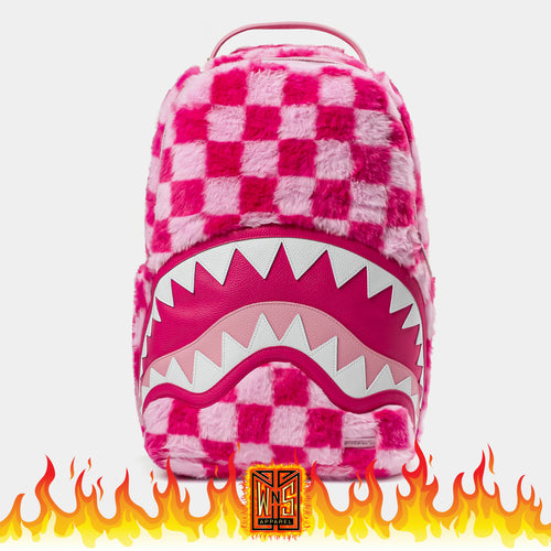 Sprayground Pink Fur Backpack