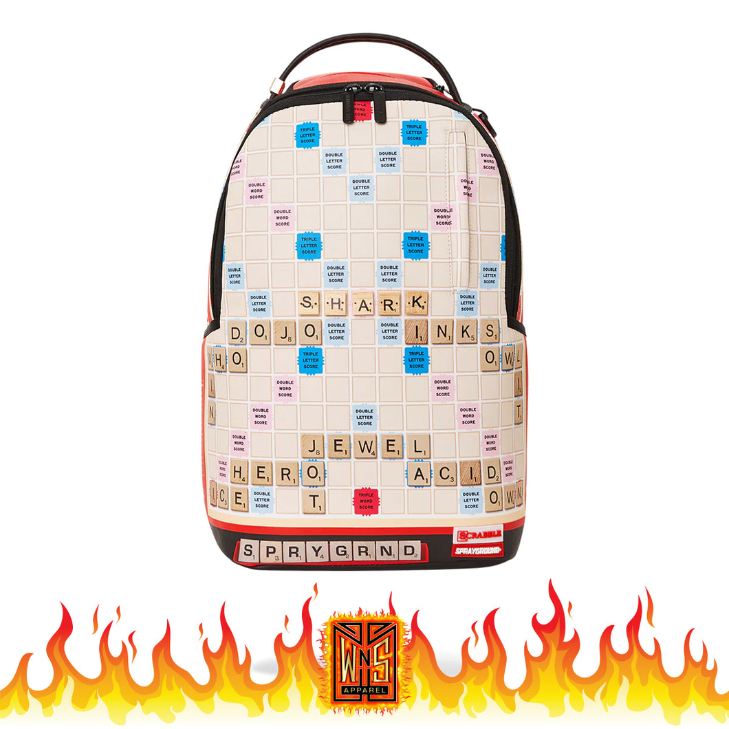 Sprayground Scrabble Shark Backpack DLX