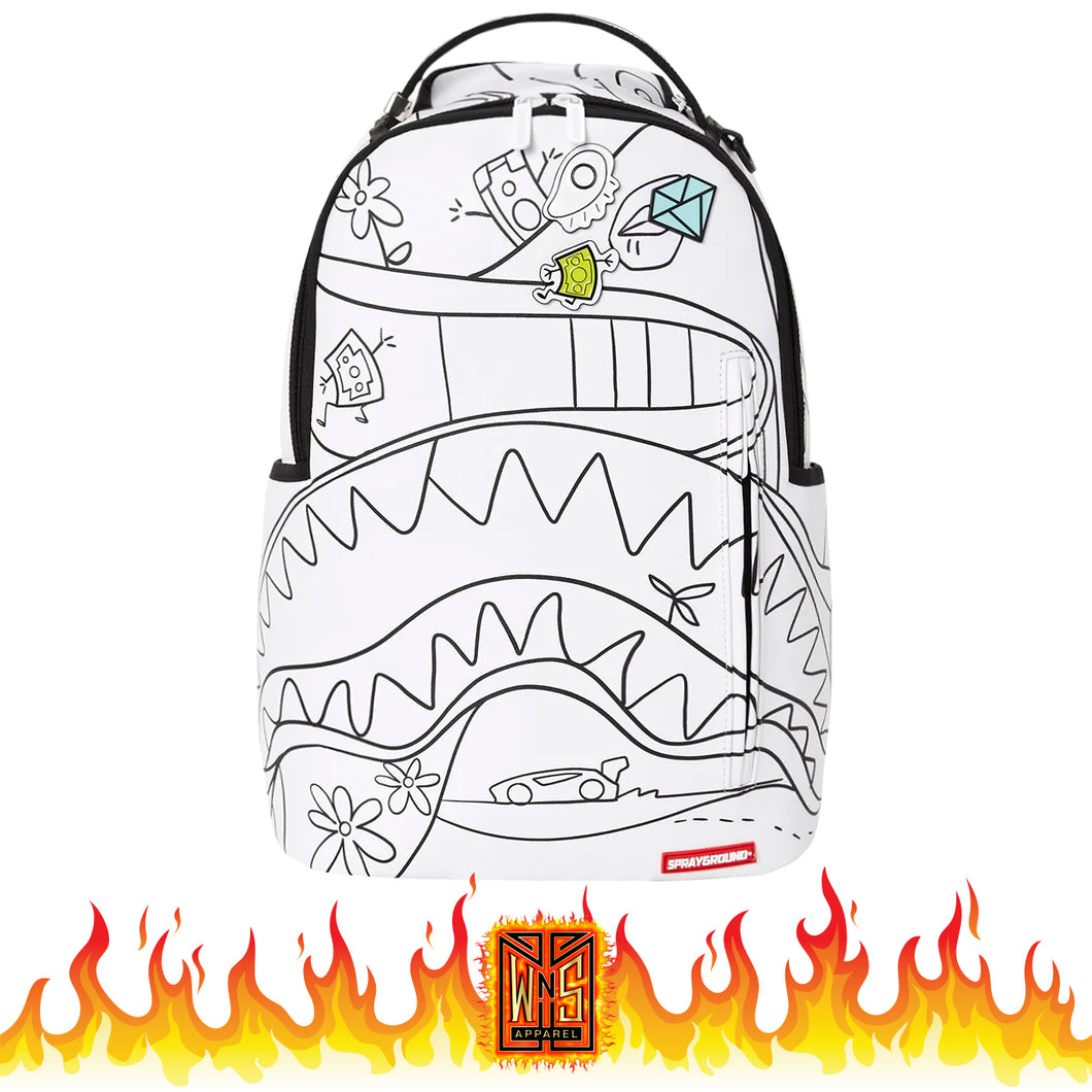 Sprayground Shark Doodle Backpack