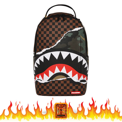Sprayground Tear It Up Camo Backpack