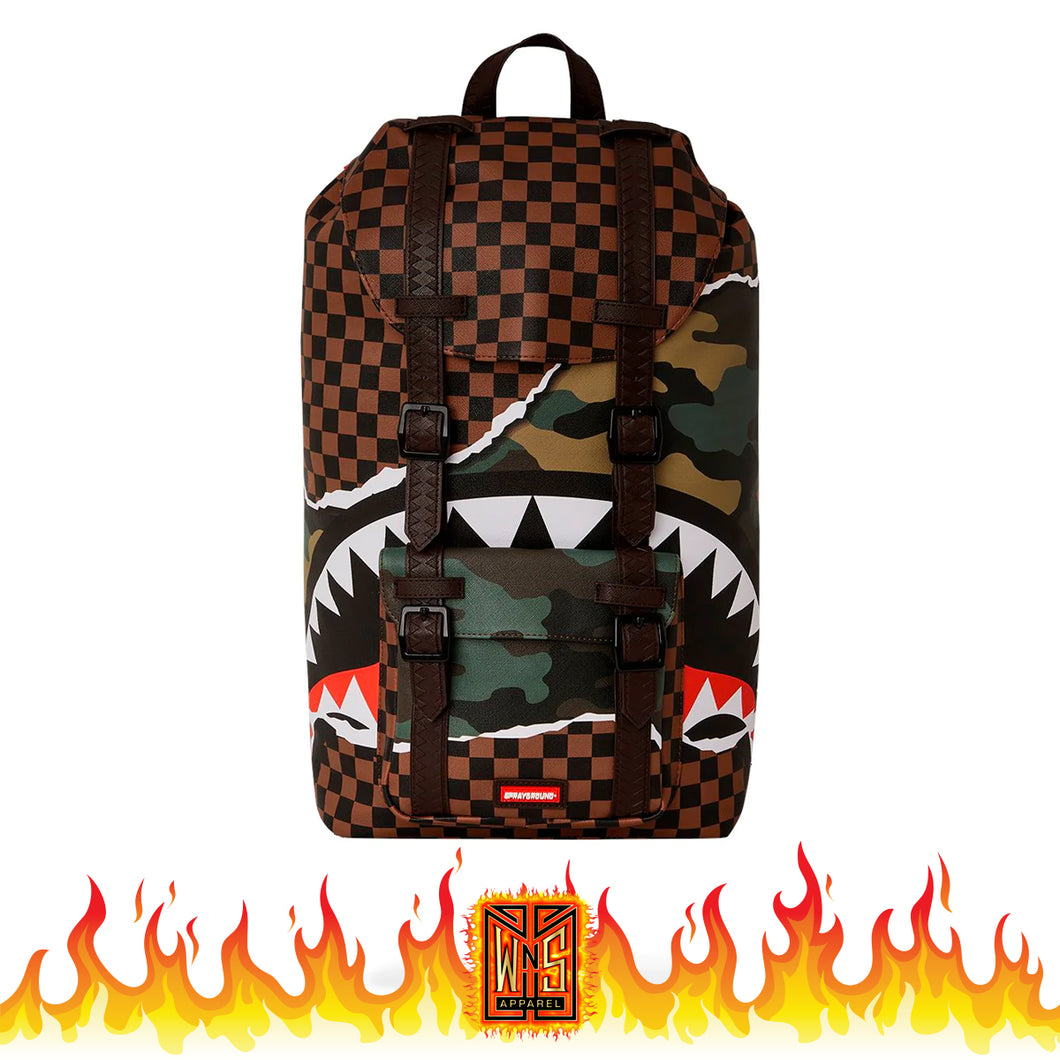 Sprayground Tear It Up Camo Hills Backpack