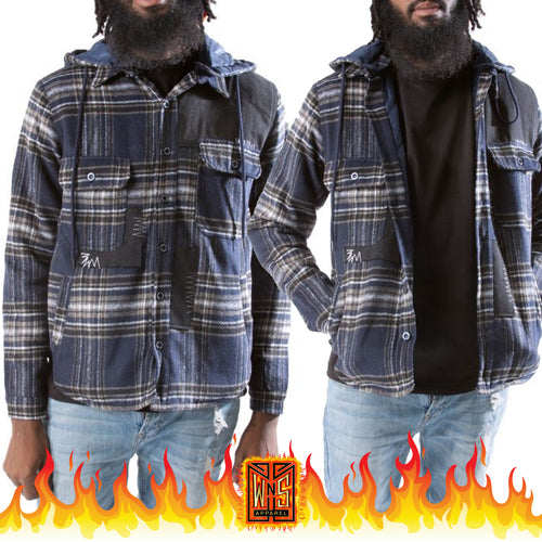 Timber Hooded Plaid Flannel