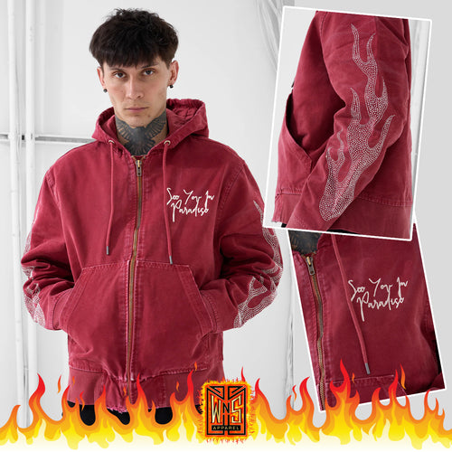 SYIP Eternal Flame Hooded Work Jacket