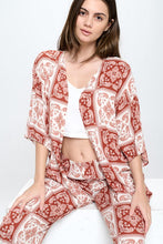 Loose fit kimono top