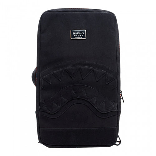 Sprayground Suede Shark Smartpack Laptop Bag: Black