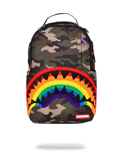 Sprayground Chenille Rainbow Shark