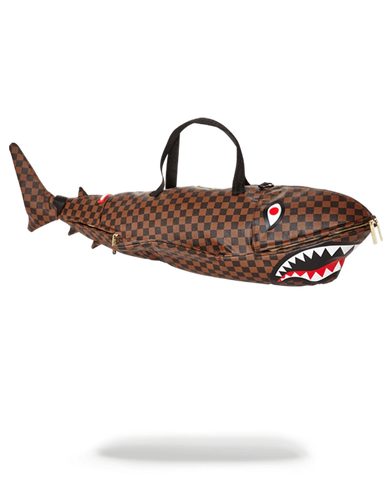 Sprayground Checkered A SHARK IN PARIS Duffle