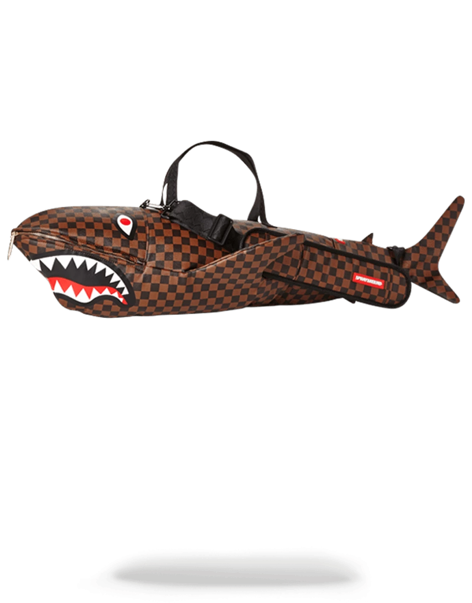 Sprayground Checkered A SHARK IN PARIS Duffle WNS Apparel