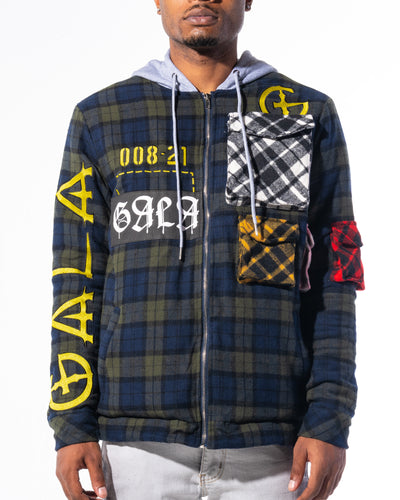Gala Accomplice Flannel (OLIVE/NAVY COMBO)