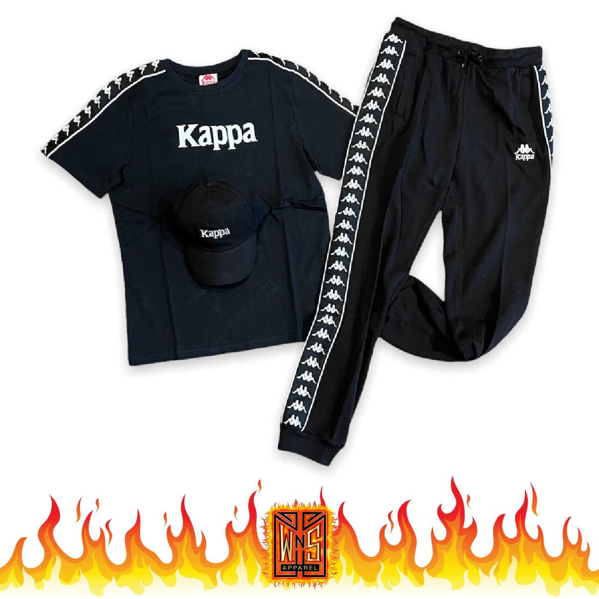 Vintage Kappa Track Pants Medium | Double Double Vintage