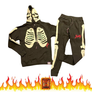Runtz Smoke Out Skeleton Sweatsuit