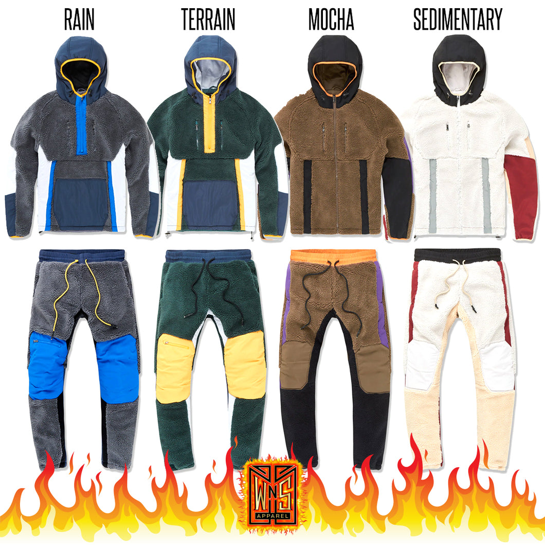 Jordan Craig Sherpa Mercer Hoodie + Sweatpants Set