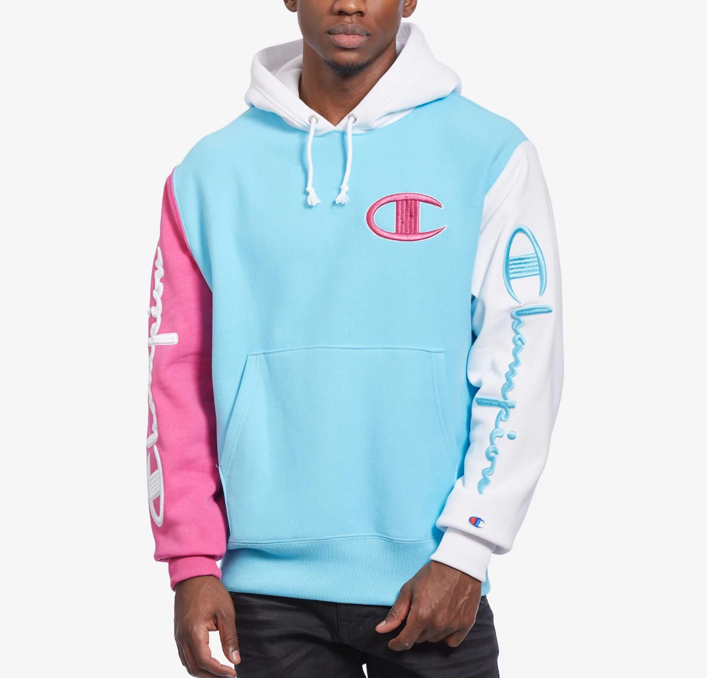 Champion Men's Reverse Weave Colorblock Hoodie – WNS Apparel
