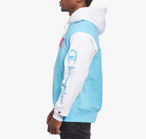 Champion Men s Reverse Weave Colorblock Hoodie WNS Apparel