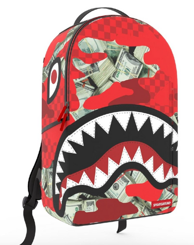 Shop Sprayground Anime Camo Backpack B3237 camo